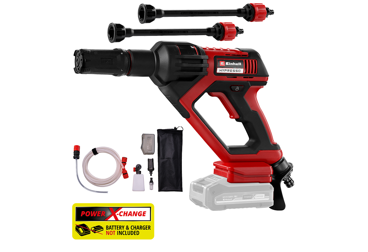 Απεικονίζεται το πλυστικό μαζί με τα εξαρτήματά του.